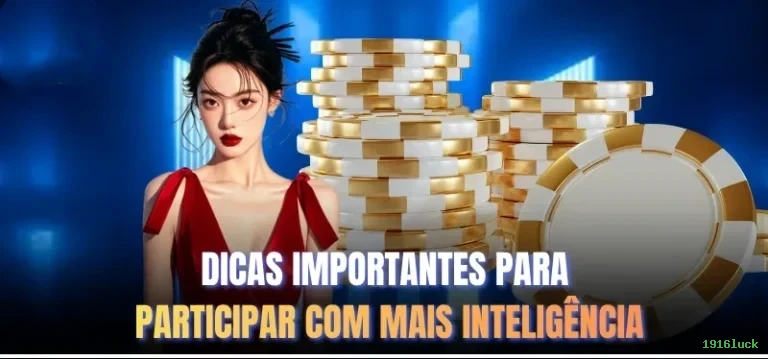 Imagem promocional do login da 1916luck